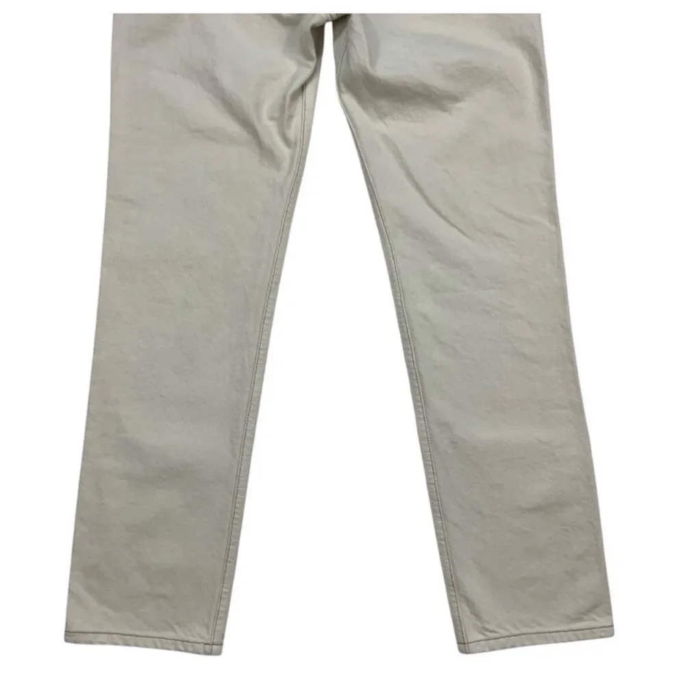 Reformation Cynthia High Rise Straight Jeans Bone New with tags! - Picture 12 of 16